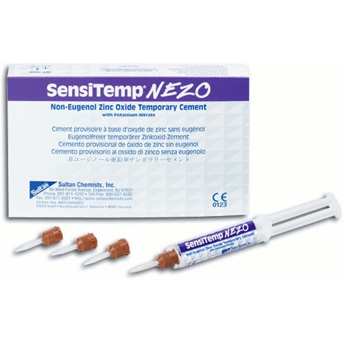 Sultan 70055 SensiTemp NEZO Temporary Dental Cement 25mL Sultan 70055 SensiTemp NEZO Temporary Dental Cement 25mL